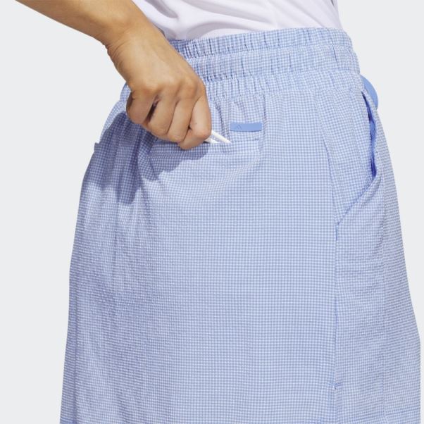 Jupe-short De Golf En Seersucker Bleu 16 Pouces Adidas