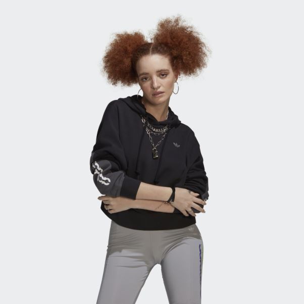Sweat à Capuche Adidas Noir
