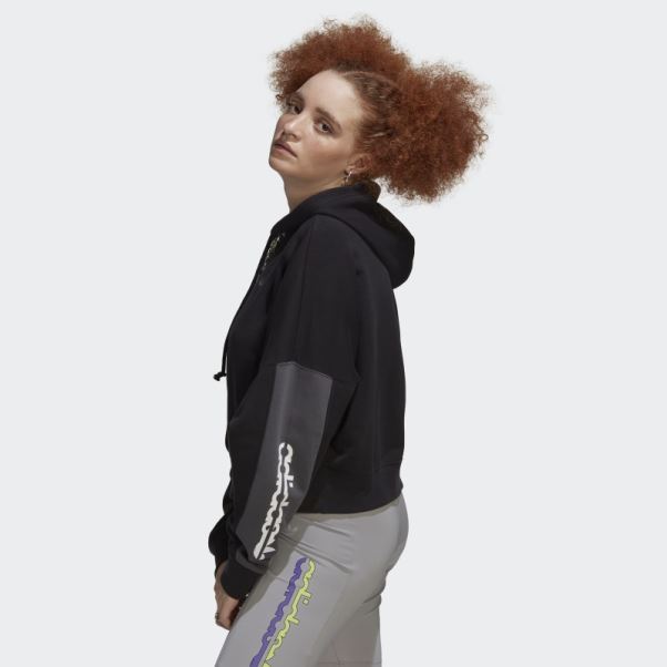 Sweat à Capuche Adidas Noir