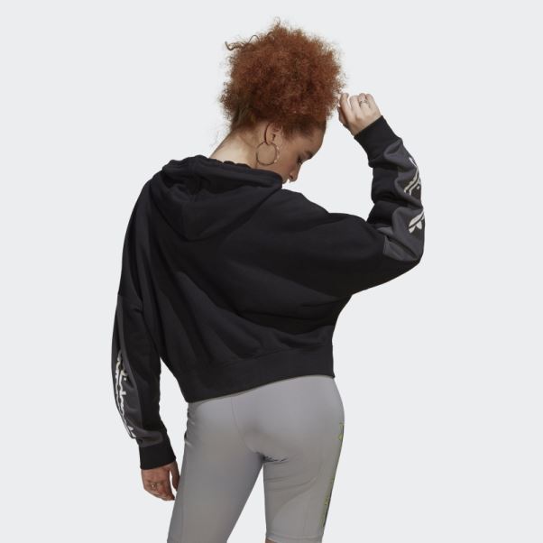Sweat à Capuche Adidas Noir