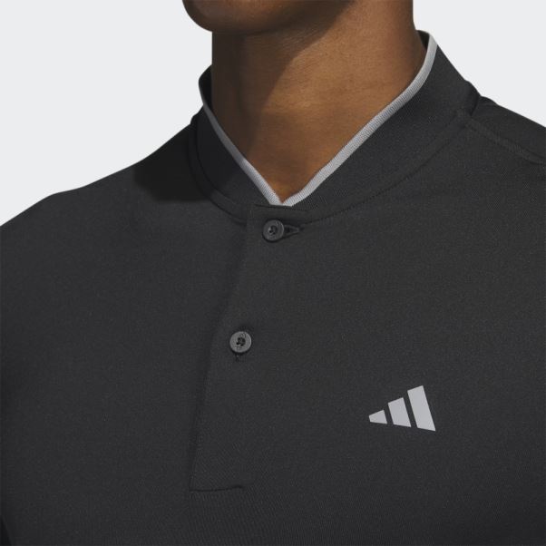 Polo Adidas Noir Manches Longues