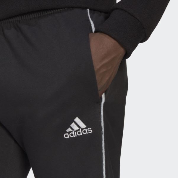 Pantalon De Jogging En Molleton Essentials Reflect-in-the-dark Noir Adidas