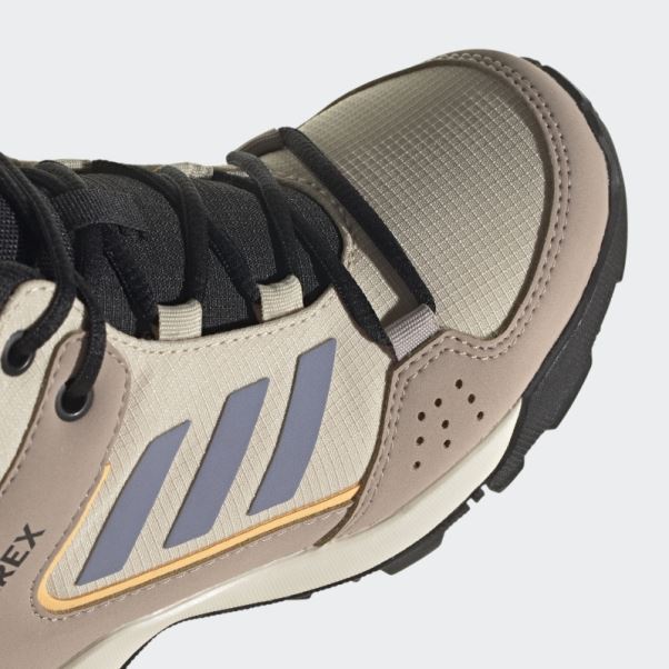 Chaussures De Randonnée Adidas Terrex Hyperhiker Mid Sable