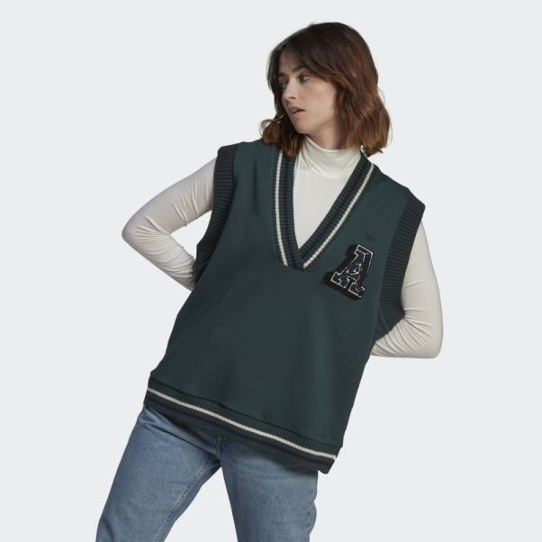 Adidas Originals Class Of 72 Gilet Vert Minéral Chaud