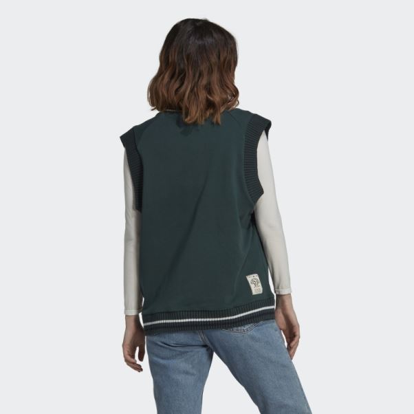 Adidas Originals Class Of 72 Gilet Vert Minéral Chaud