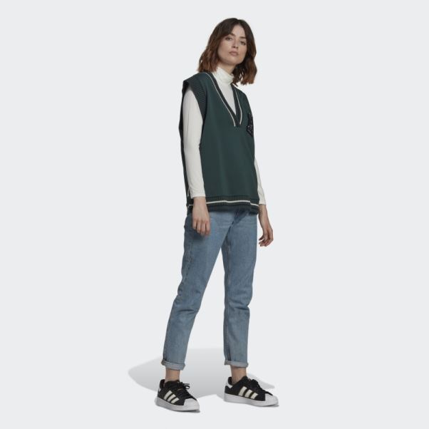 Adidas Originals Class Of 72 Gilet Vert Minéral Chaud