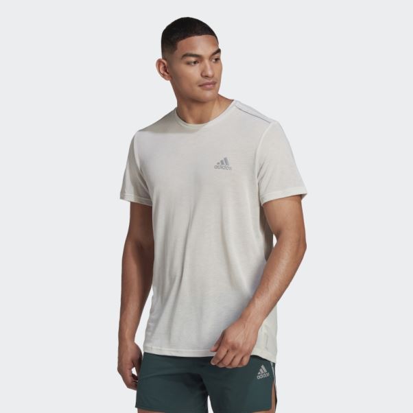 T-shirt De Course Adidas X-city En Aluminium
