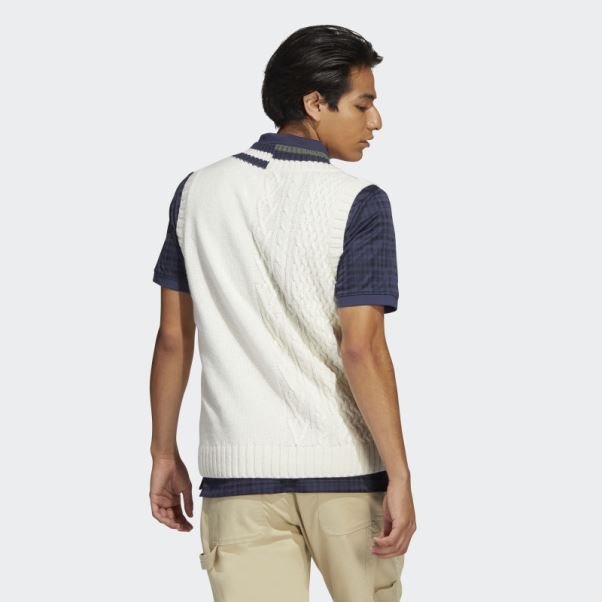 Pull Adicross Blanc Adidas