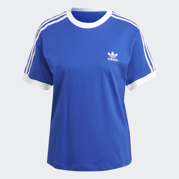 T-shirt Adidas Adicolor Classics 3 Bandes Bleu