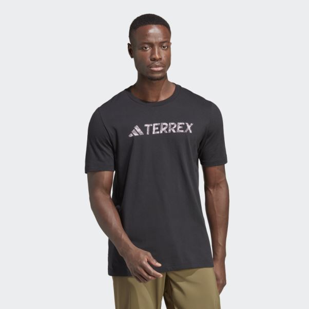 T-shirt Logo Classique Terrex Adidas Noir