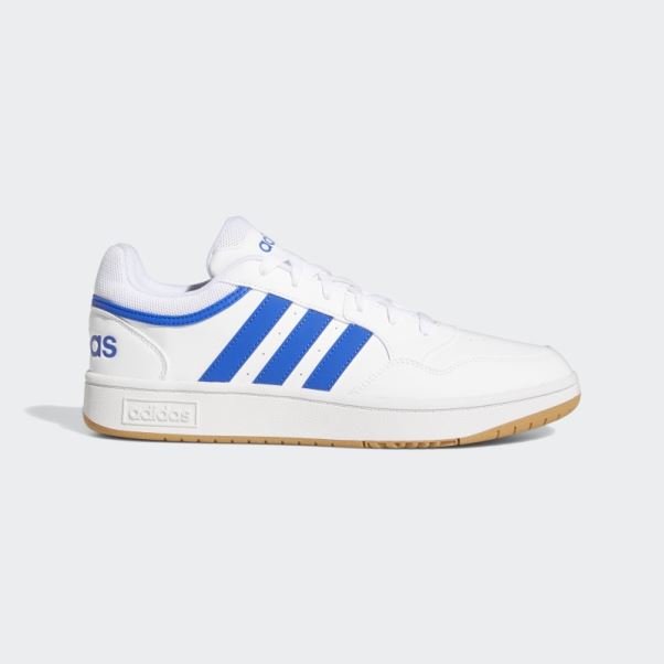 Adidas Hoops 3.0 Low Classique Vintage Chaussures Blanc