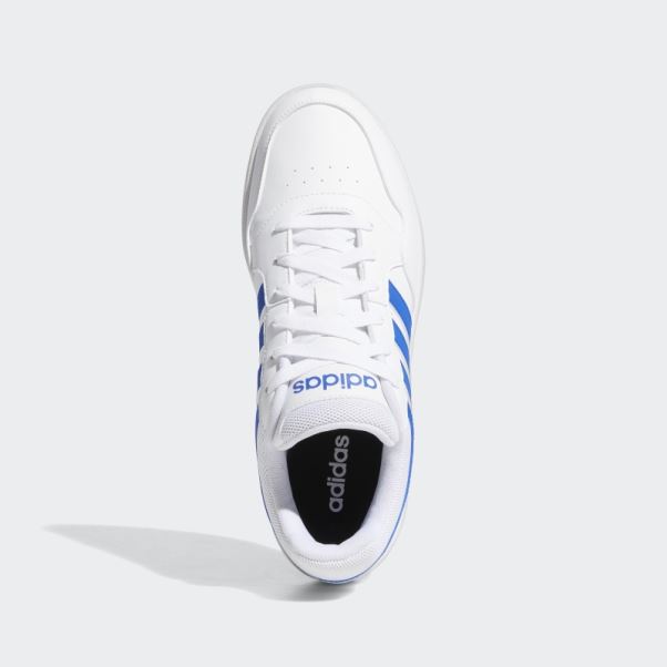 Adidas Hoops 3.0 Low Classique Vintage Chaussures Blanc
