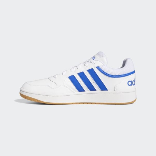 Adidas Hoops 3.0 Low Classique Vintage Chaussures Blanc