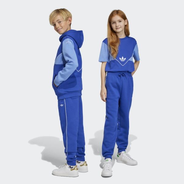 Pantalon Adicolor Adidas Bleu