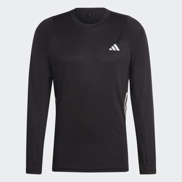 Top Noir à 3 Bandes Run Icon Adidas