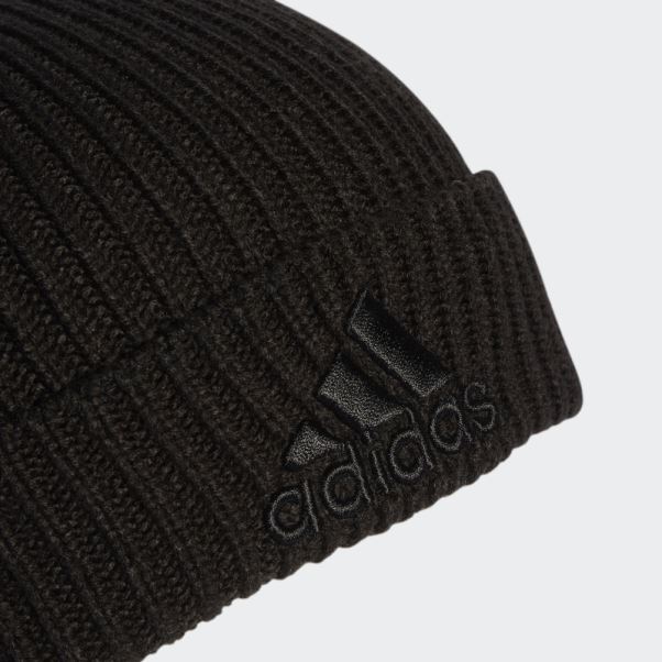 Bonnet Logo Bicolore Noir Adidas
