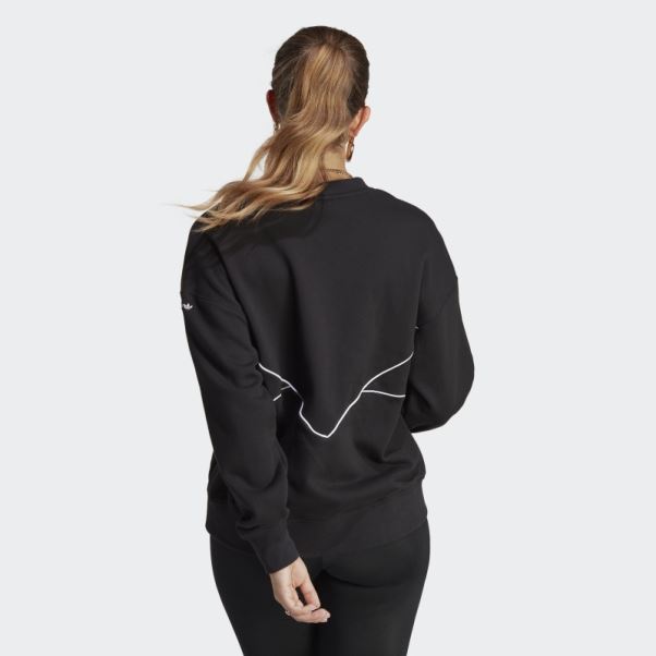 Sweat Adidas Boyfriend Crew Noir