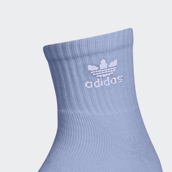 Chaussettes Quart De Trèfle 6 Paires Bleu Aube Adidas