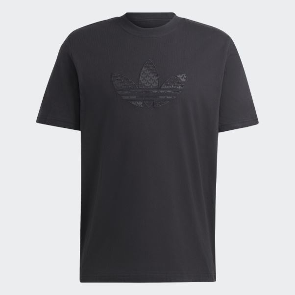 T-shirt Monogramme Graphique Adidas Noir