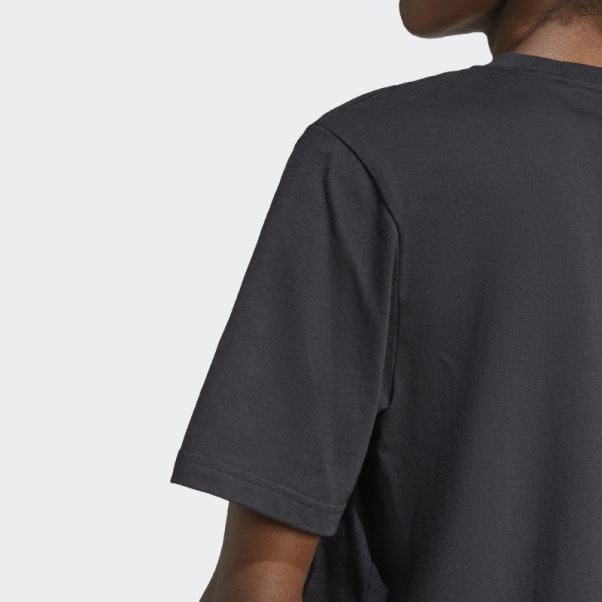 T-shirt Monogramme Graphique Adidas Noir