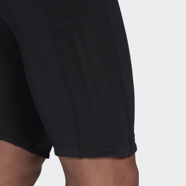 Collant Court Adidas Parley Run For The Oceans Noir