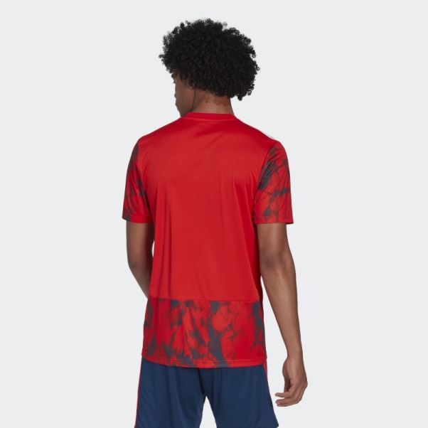 Adidas Maillot Extérieur Olympique Lyonnais 22/23 Rouge