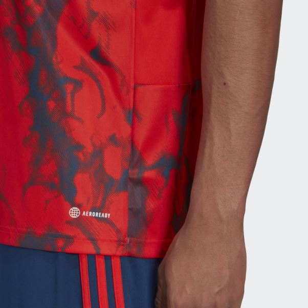 Adidas Maillot Extérieur Olympique Lyonnais 22/23 Rouge
