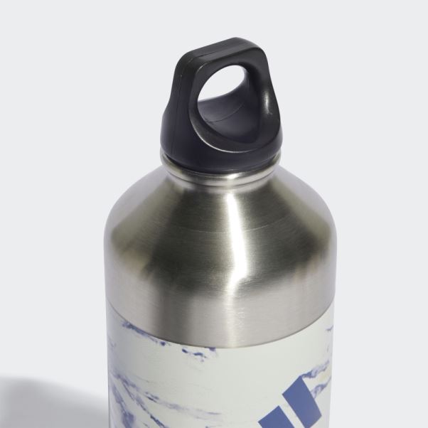 Bouteille D'eau En Acier Adidas Italy Blanche