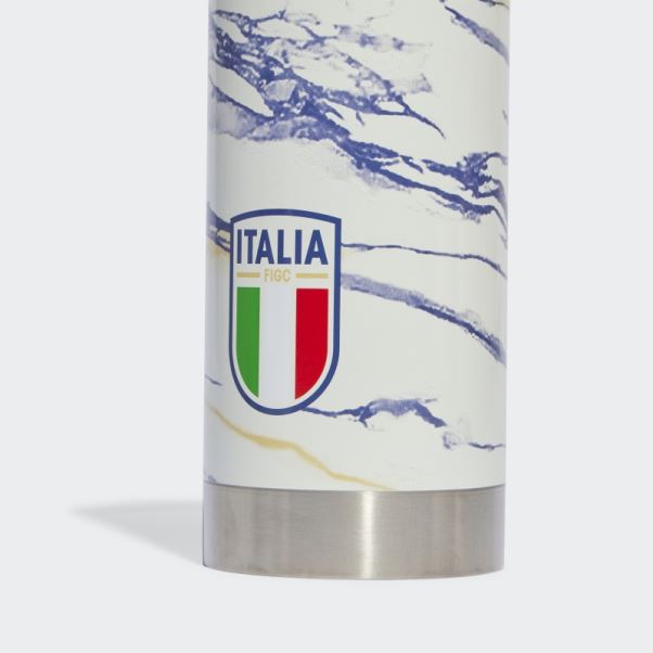 Bouteille D'eau En Acier Adidas Italy Blanche