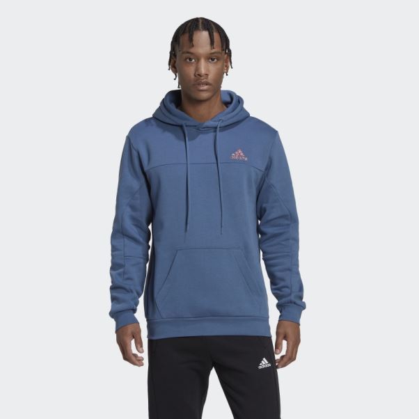 Acier Adidas Stadium Polaire Badge De Sport Sweat à Capuche