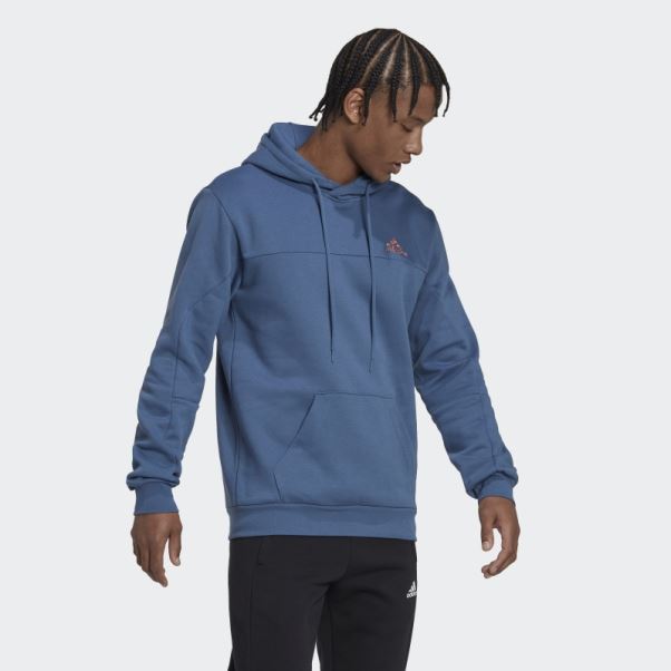 Acier Adidas Stadium Polaire Badge De Sport Sweat à Capuche