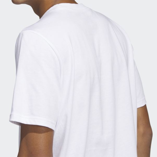 Remplissage Stylo Logo Blanc - T-shirt Graphique Sportswear Adidas