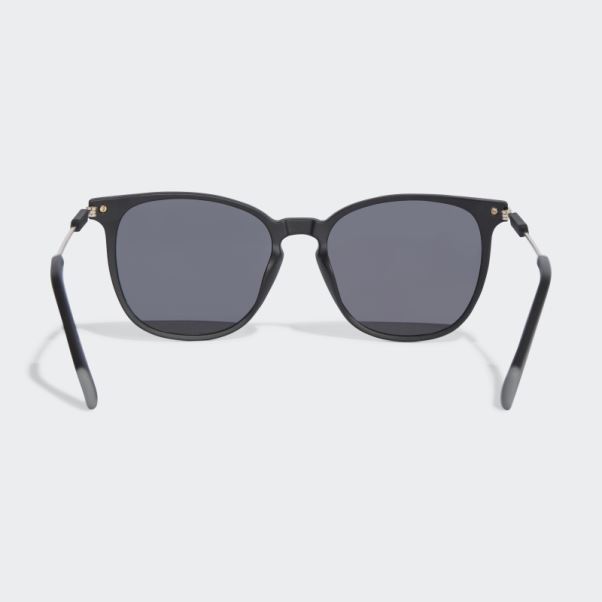 Adidas Lunettes De Soleil Originales Noires Antiques Or0074