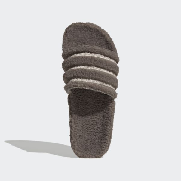 Claquettes Adilette Adidas Marron Simples