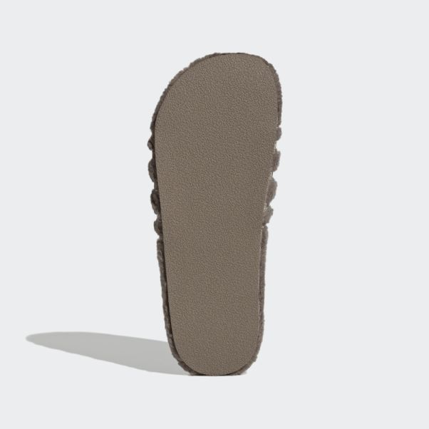 Claquettes Adilette Adidas Marron Simples