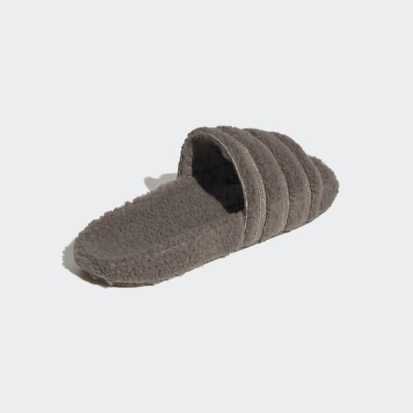 Claquettes Adilette Adidas Marron Simples