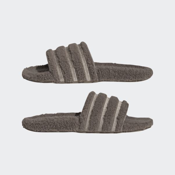 Claquettes Adilette Adidas Marron Simples