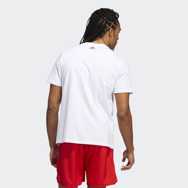 Enfiler. Numéro 4 Future Of Fast Tee Adidas Blanc