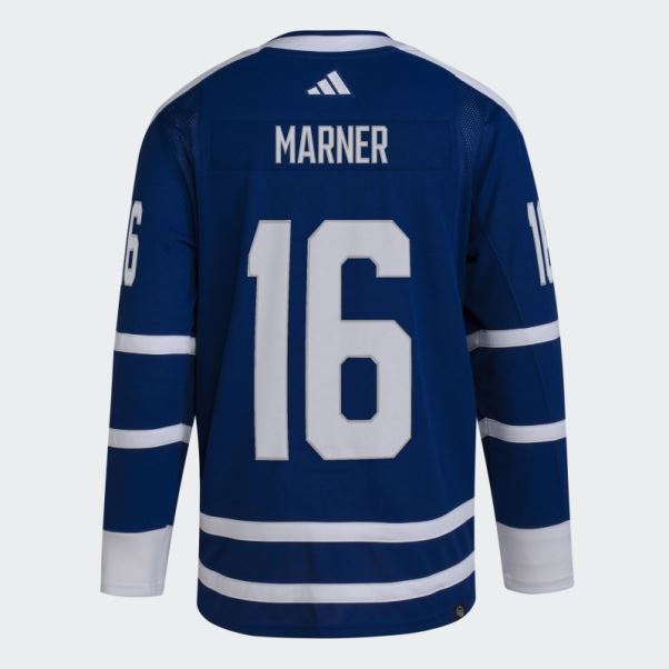 Leafs Marner Authentique Reverse Wordmark Maillot Adidas Royal 08 Ccm-sld