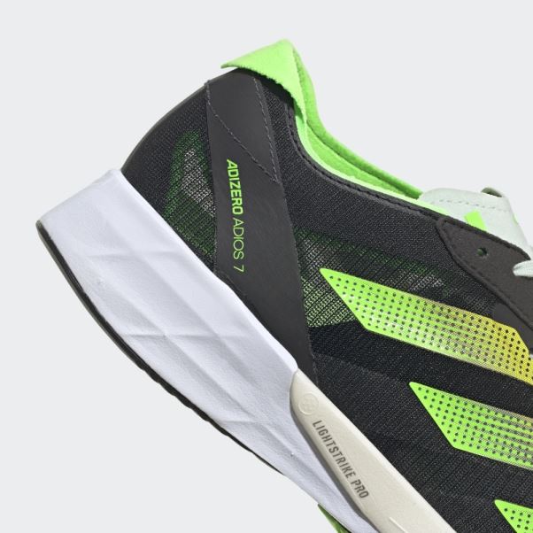 Vert Adidas Adizero Adios 7 Chaussures Chaud