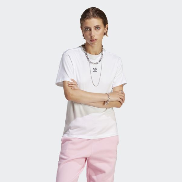 T-shirt Adidas Adicolor Essentials Regular Blanc