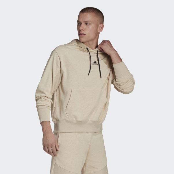 Sweat à Capuche Teint Botaniquement (non Genré) Botanique Beige Mel Adidas