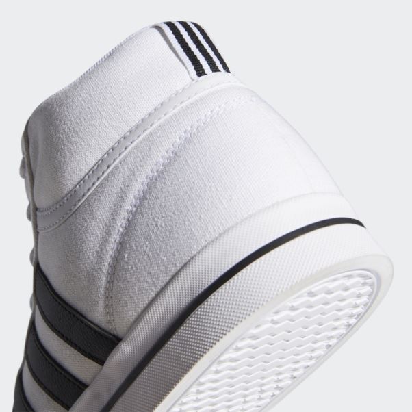 Chaussures De Skateboard Adidas Retrovulc Mid En Toile Blanc