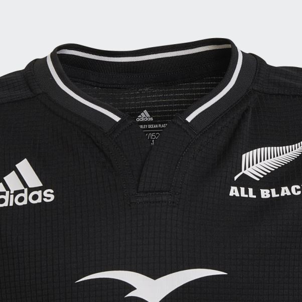 Adidas Maillot All Blacks Rugby Domicile Blanc élégant