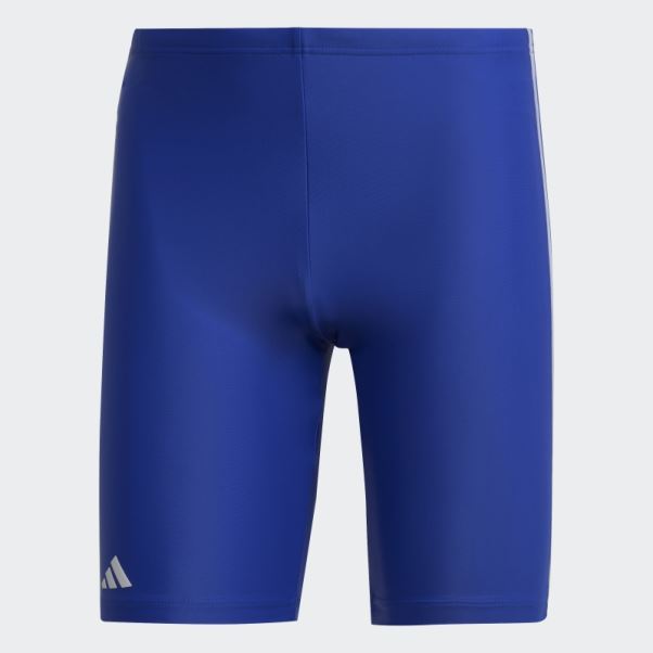 Adidas Maillot De Bain Bleu Classique à 3 Bandes