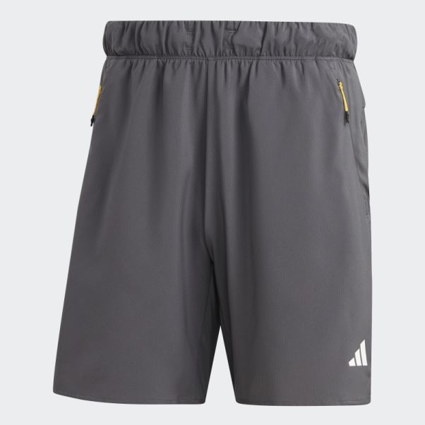 Adidas Train Icon 3-stripes Short D'entraînement Gris