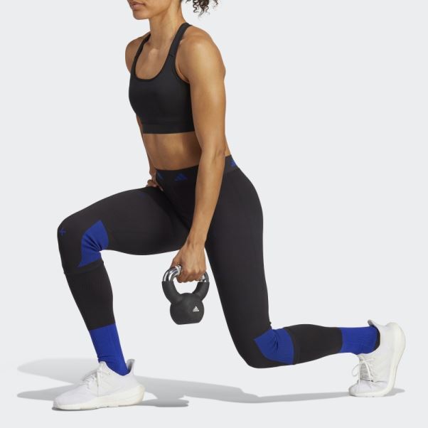 Adidas Techfit Recharge Legging Sans Couture Noir