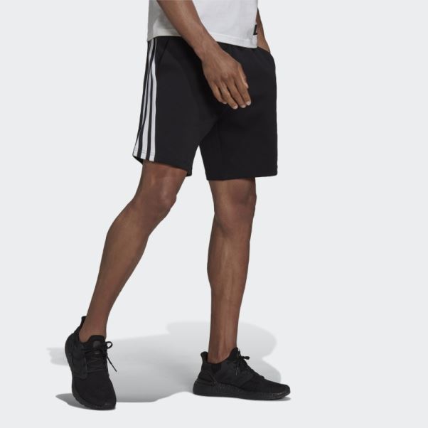 Adidas Sportswear Future Icons 3-stripes Short Noir Chaud