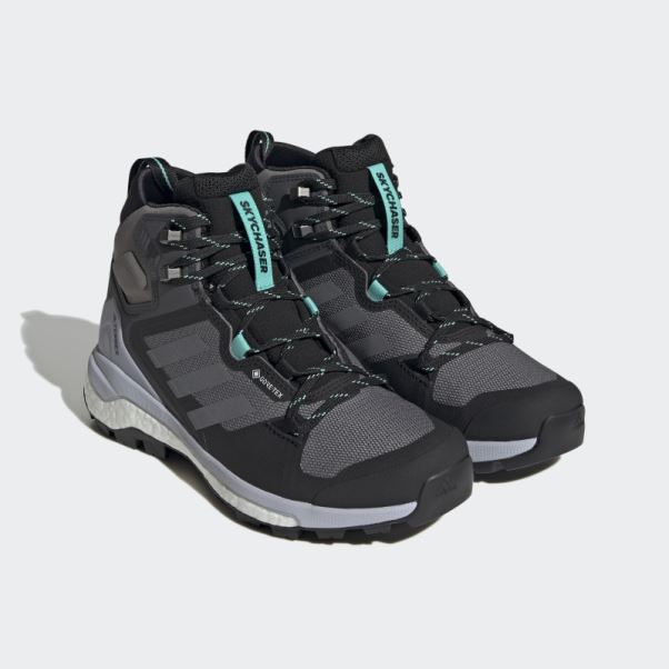 Chaussures De Randonnée Terrex Skychaser Mid Gore-tex 2.0 Gris Adidas
