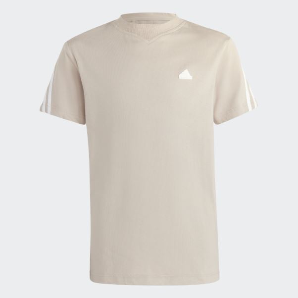 T-shirt à 3 Bandes Taupe Future Icons Adidas